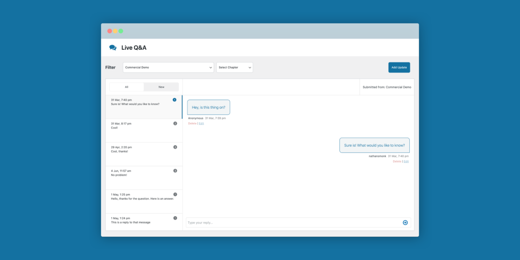 Repurposing WordPress for live chat - SMILE